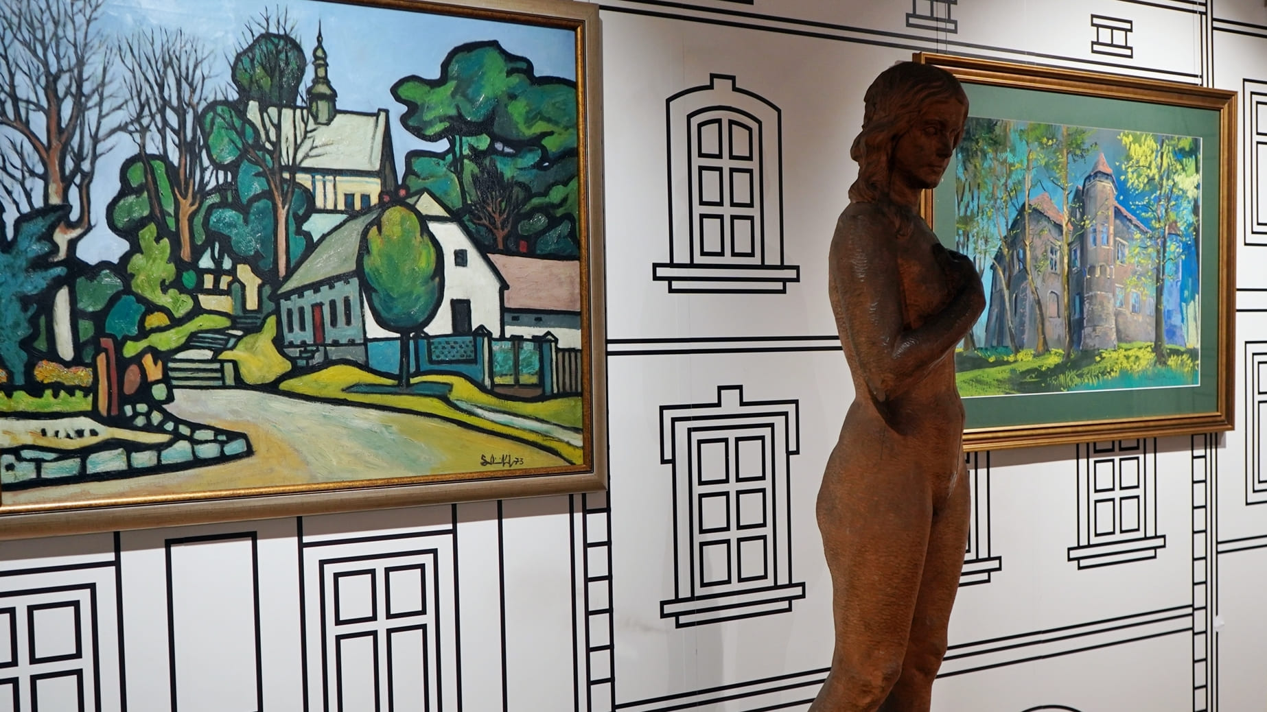 Wystawa nauczycieli artystów z Liceum Plastycznego w Tarnowie