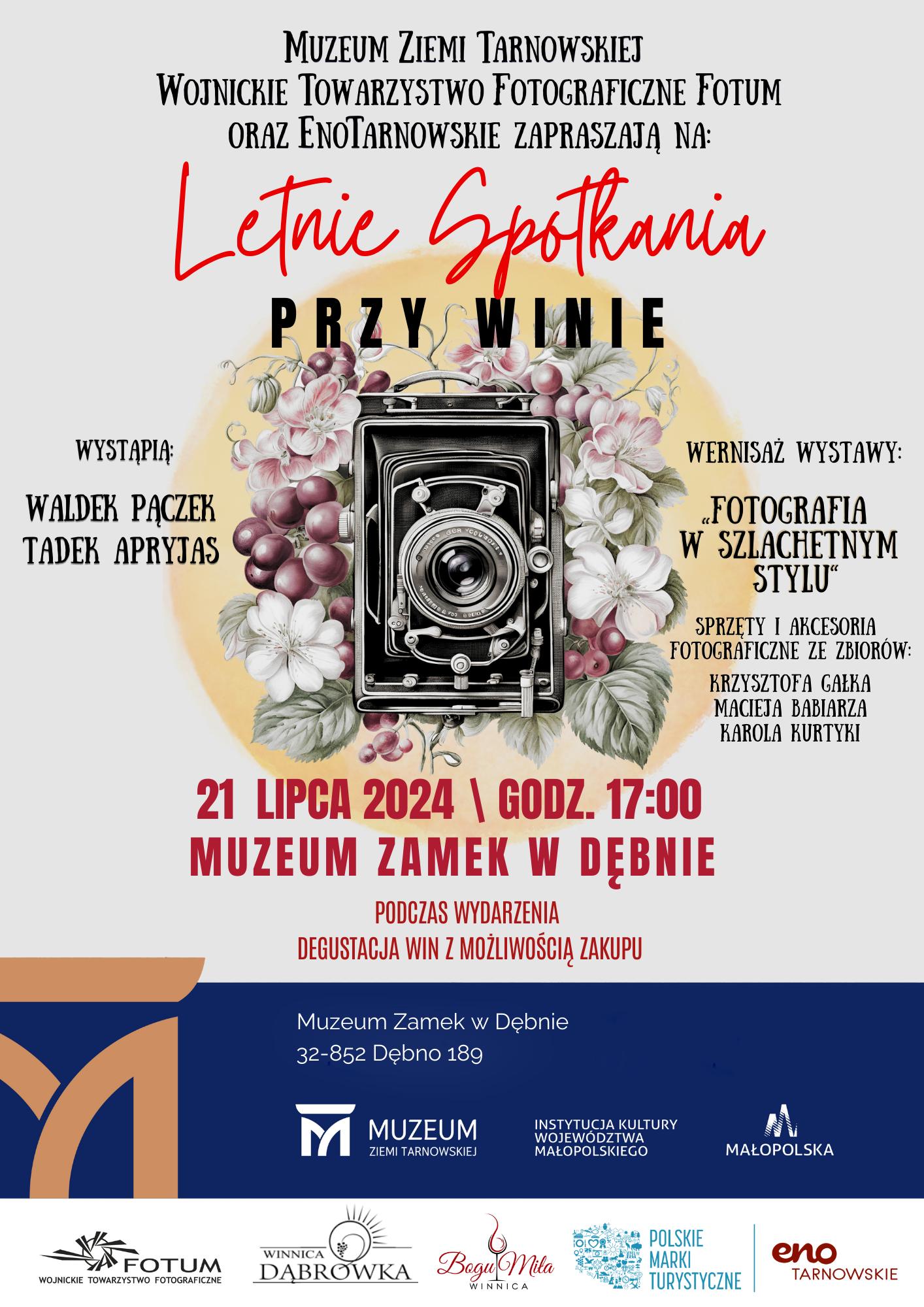Letnie Spotkania przy Winie – 21 lipca 2024