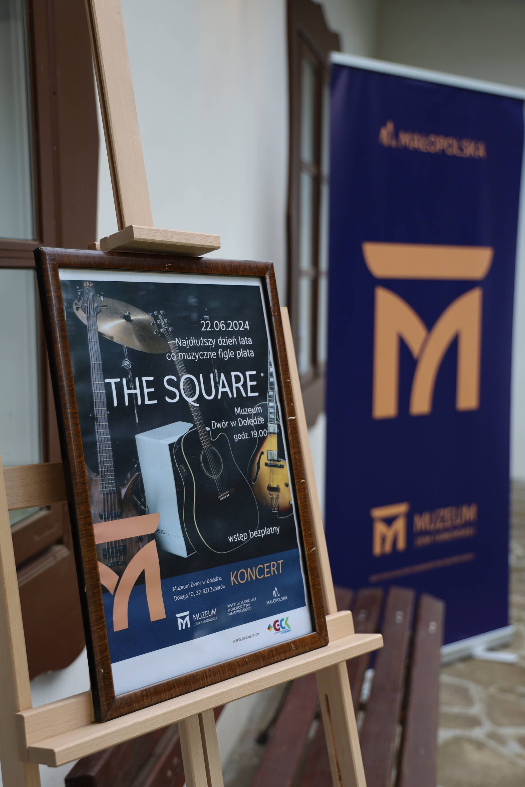 Koncert zespołu The Square w Muzeum Dwór w Dołędze