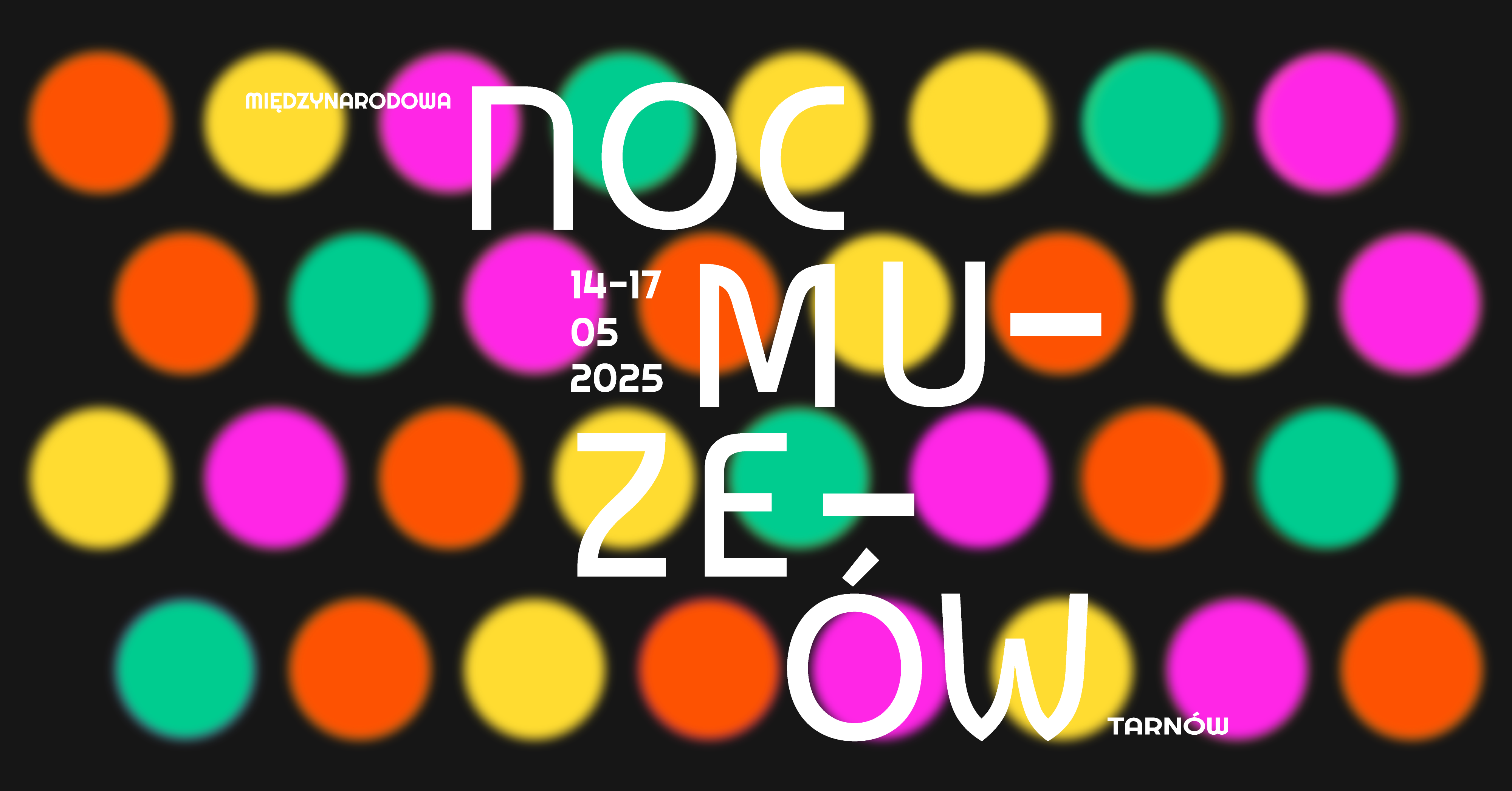 Plakat Nocy Muzeów 2025 Tarnów