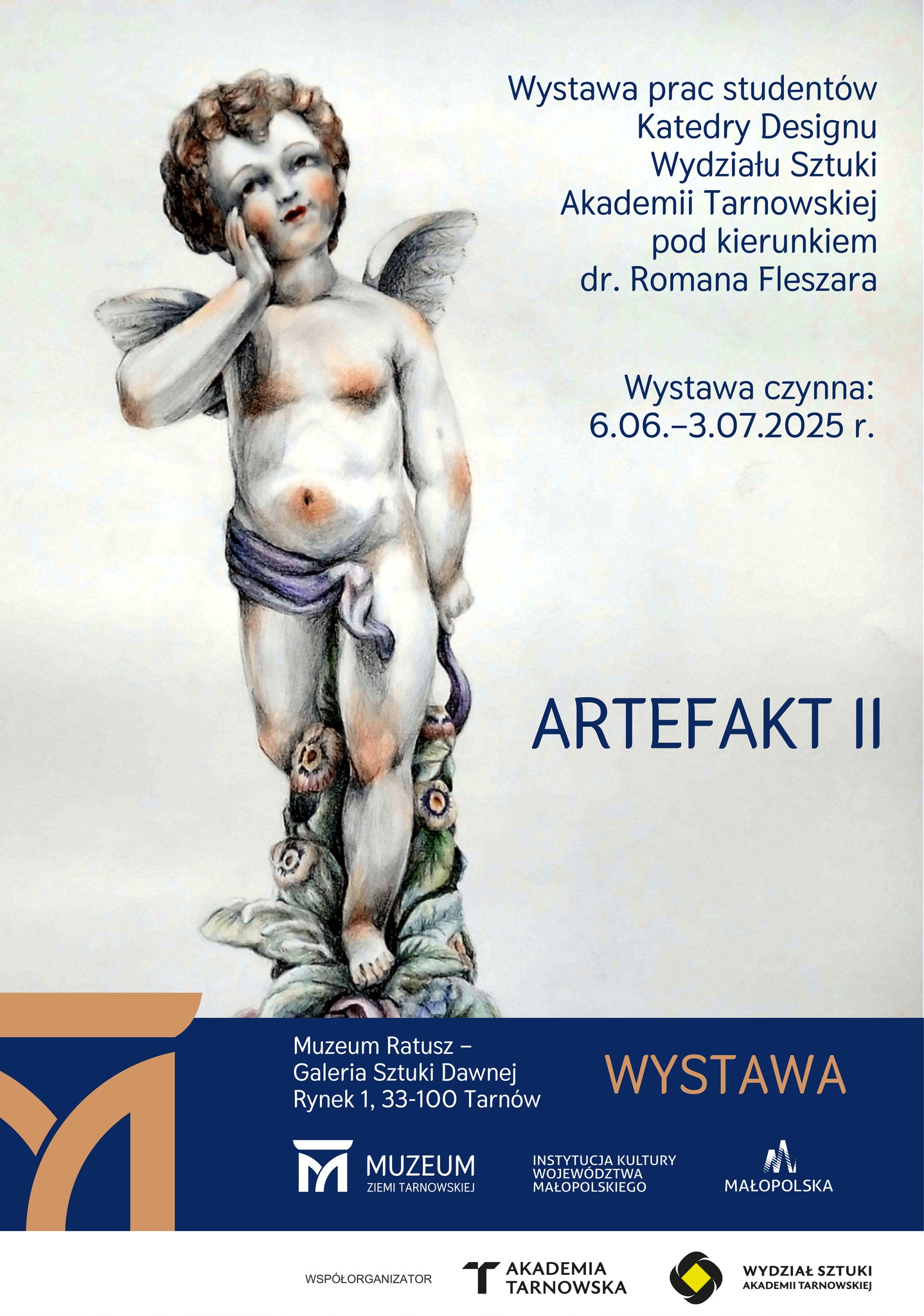 Plakat wystawy Artefakt II