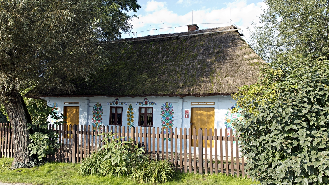 Chata biedniacka w Zagrodzie Felicji Curyłowej w Zalipiu