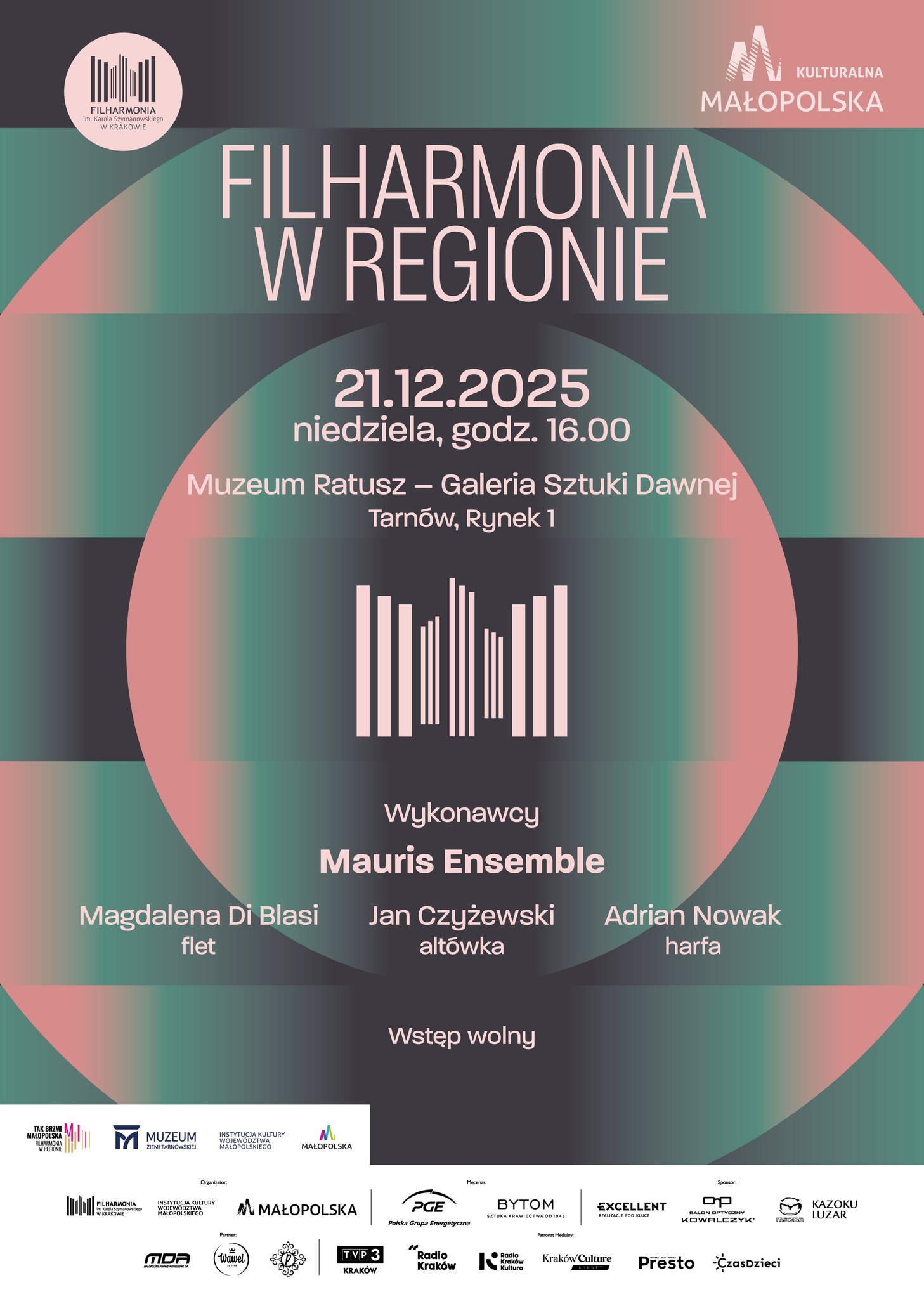 Plakat koncertu Mauris Ensemble