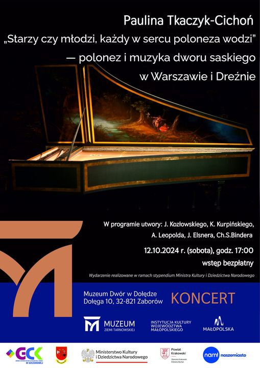 Koncert polonez i muzyka dworu saskiego – plakat