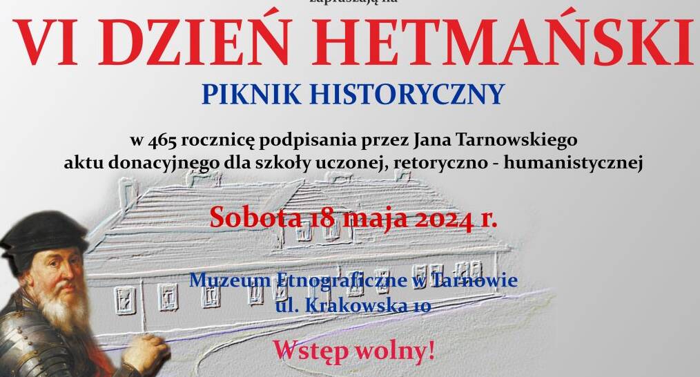 Plakat wydarzenia VI Dzień Hetmański – Piknik Historyczny