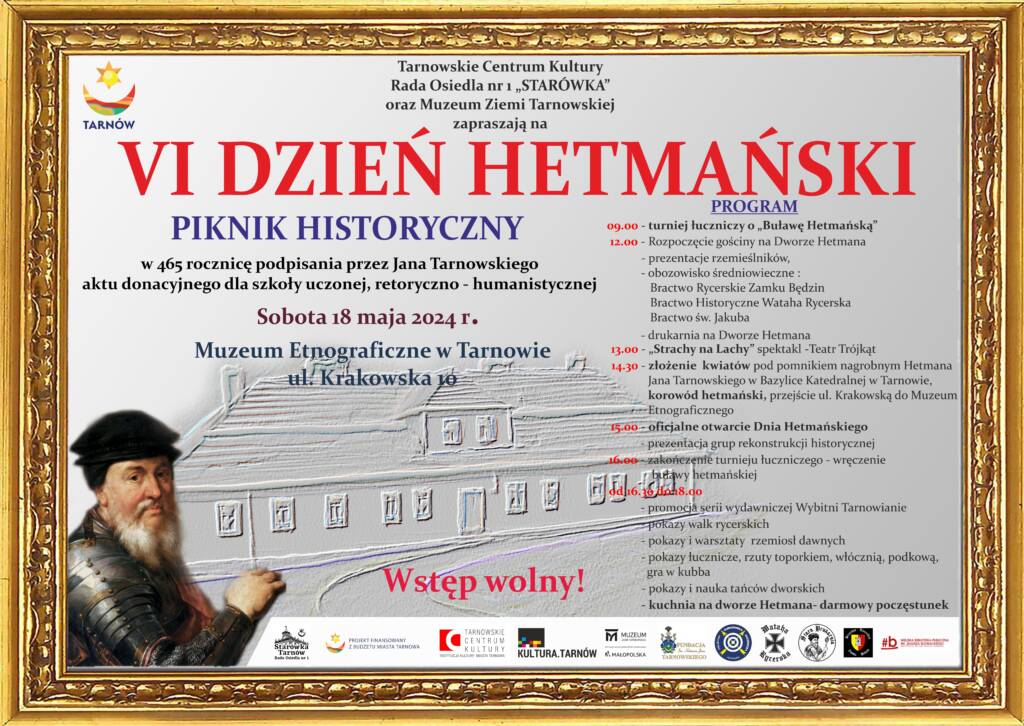 VI Dzień Hetmański – plakat wersji ostatecznej
