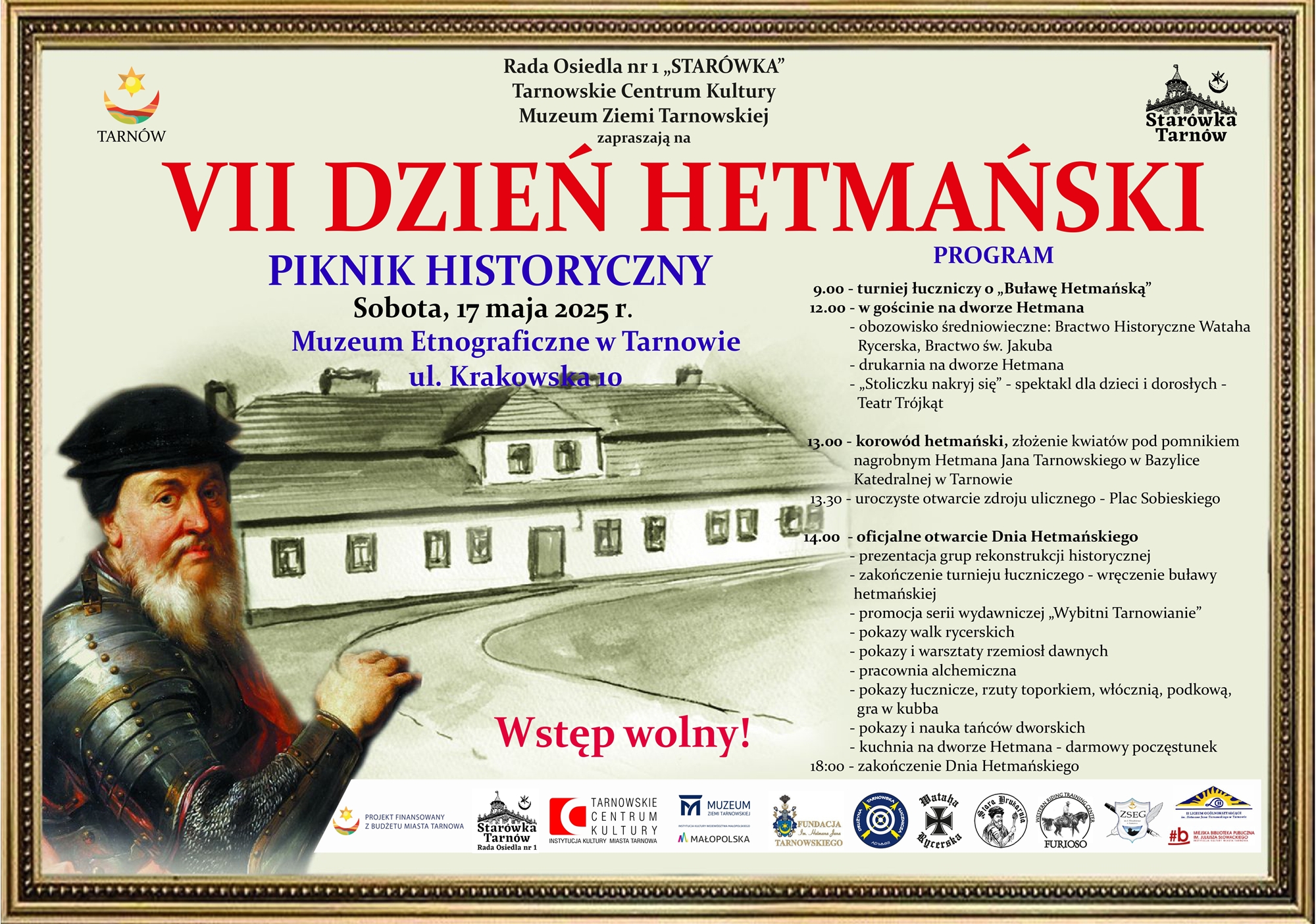 Plakat VII Dnia Hetmańskiego 2025 w Tarnowie